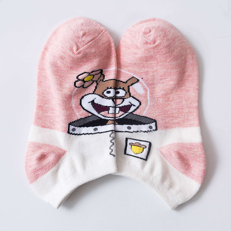 2020 Spring And Summer Fashion Cartoon Socks Female Sponge Baby Socks Wholesale